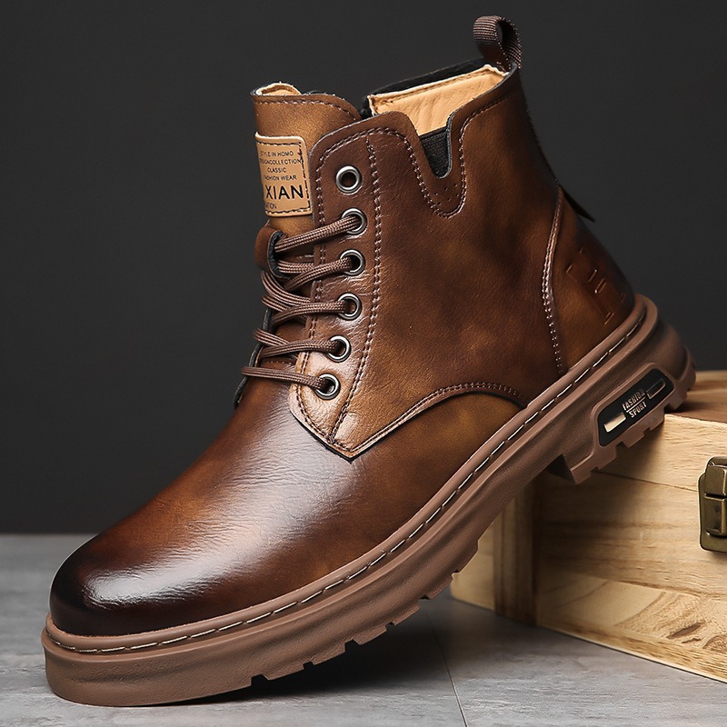 Men Shoes Yellow - Nuovi Stivali da Uomo Autunno-Inverno 2025,