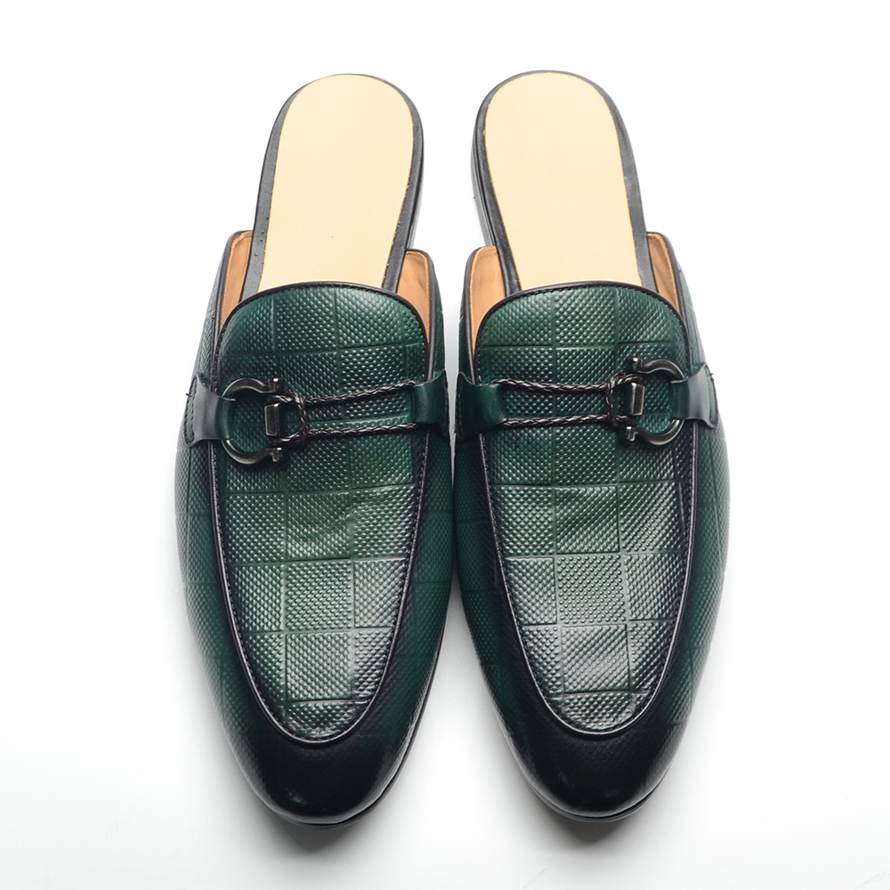 Men'S Shoes Dressy Casual - Mocassini da uomo con fibbia, senza