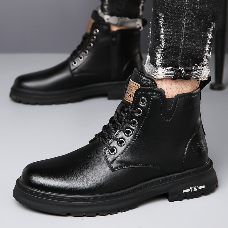 Nuovi Stivali da Uomo Autunno- - Men Shoes Yellow recensione e prezzo