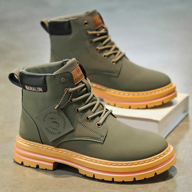 Stivali alti classici da uomo  - Men Shoes Yellow recensione e prezzo