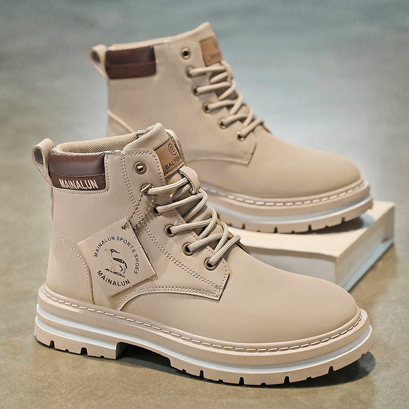 Stivali alti classici da uomo  - Men Shoes Yellow recensione e prezzo