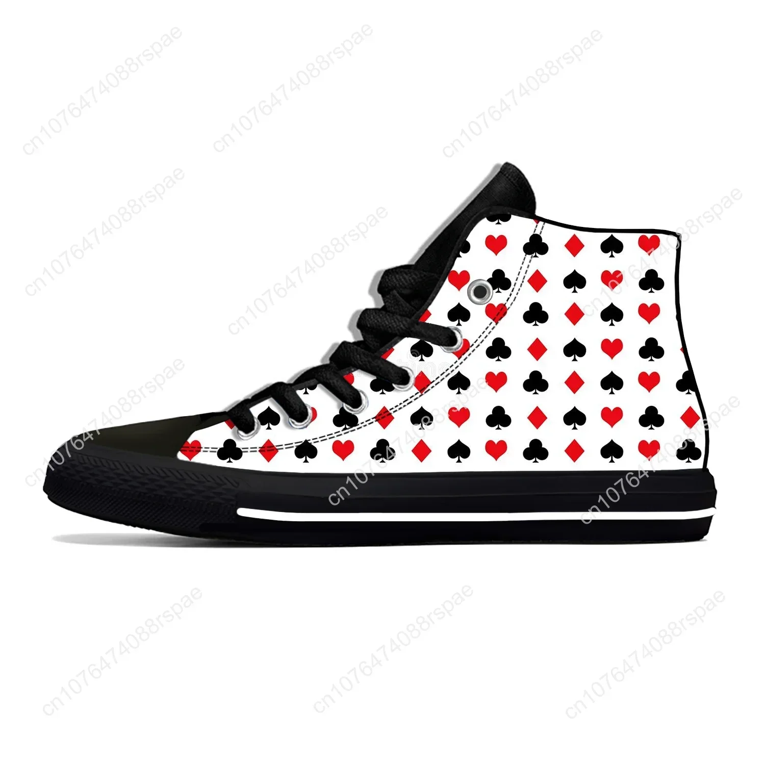 Simbolo di carte da gioco esti - Canvas Sneaker High recensione e prezzo