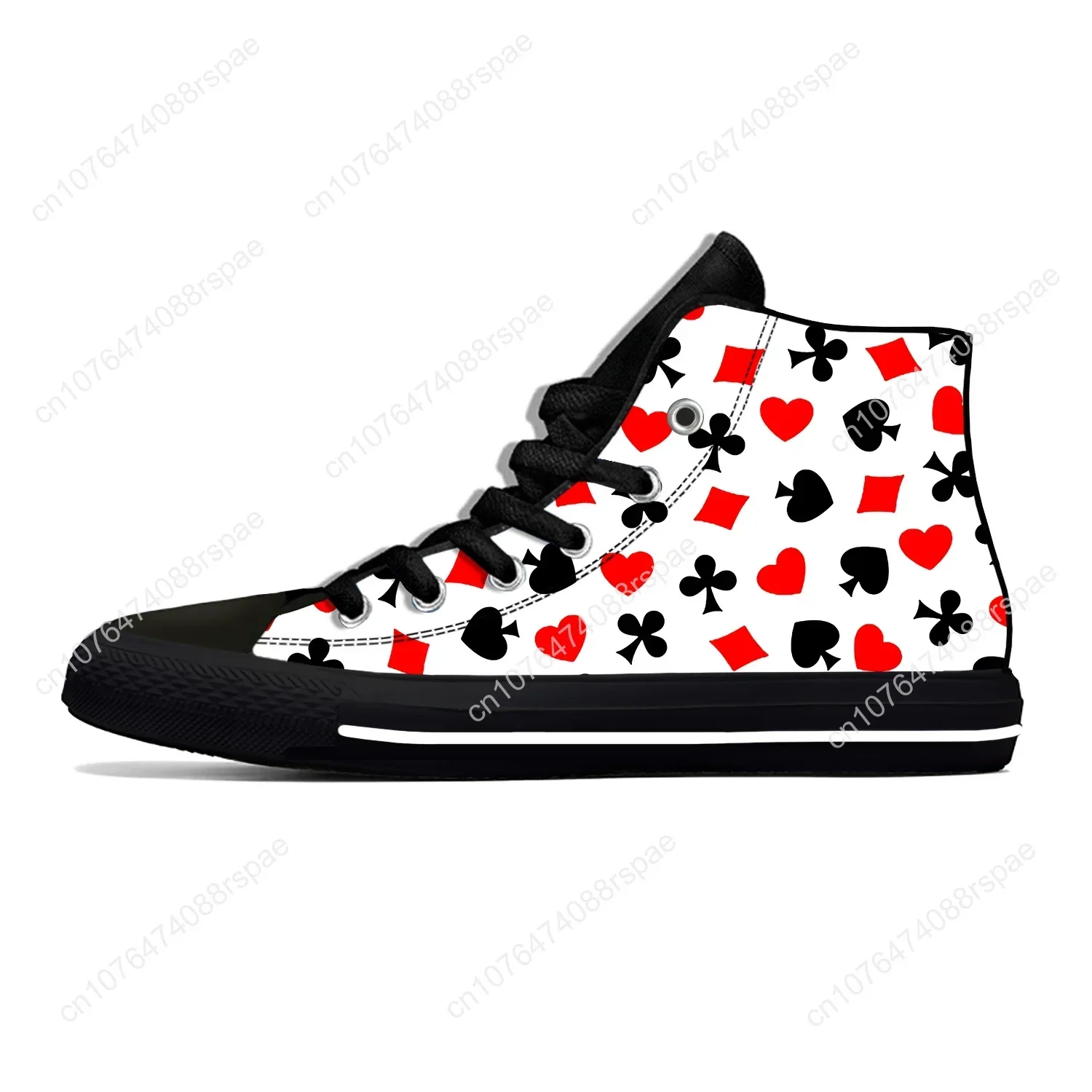 Simbolo di carte da gioco esti - Canvas Sneaker High recensione e prezzo