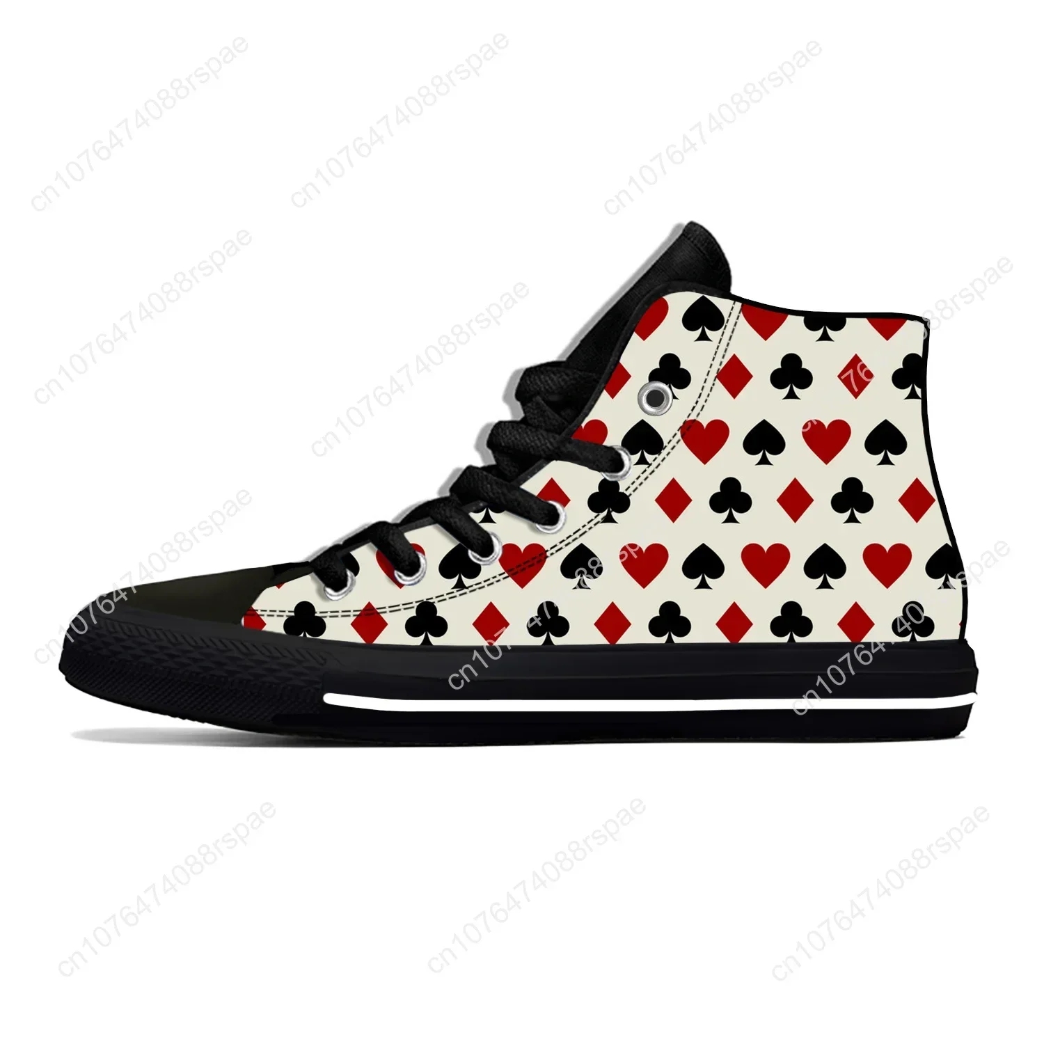 Simbolo di carte da gioco esti - Canvas Sneaker High recensione e prezzo