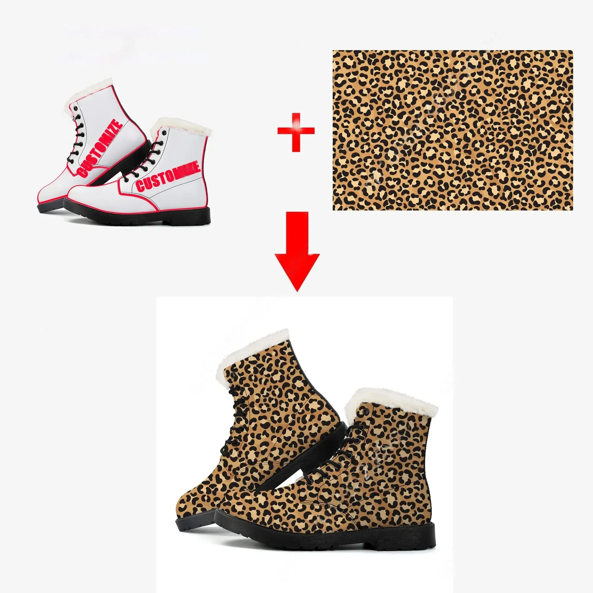 Stivali in peluche con stampa  - Men Shoes Yellow recensione e prezzo